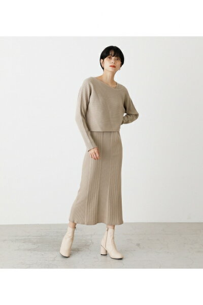 楽天市場 Layered 3way Knit One Piece レイヤード3wayニットワンピース Azul By Moussy アズール バイ マウジー レディース ワンピース ワンピース Markdown Azul By Moussy