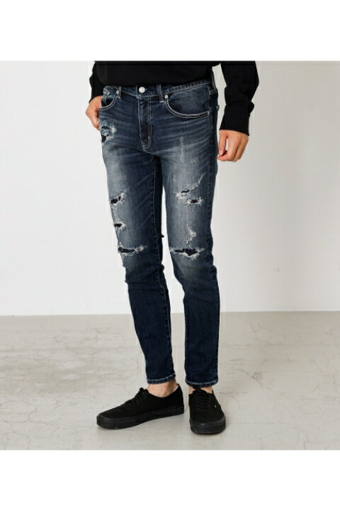 楽天市場 Vintage Repair Skinny ビンテージリペアスキニー Azul By Moussy アズール バイ マウジー メンズ ボトムス デニムパンツ Markdown Azul By Moussy