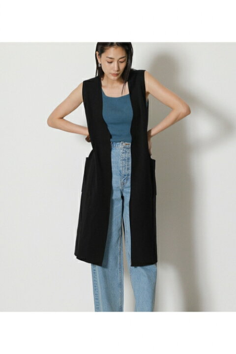 楽天市場 Sweatter Long Vest スウェッターロングベスト Azul By Moussy アズール バイ マウジー レディース アウター ベスト Markdown Azul By Moussy
