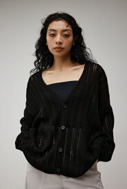 OPENWORK KNIT CARDIGAN/オープンワークニットカーディガン / AZUL BY MOUSSY/アズール バイ マウジー/メンズ/トップス カーディガン【MARKDOWN】