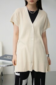 ハーフスリーブジレカーデ / AZUL BY MOUSSY/アズール バイ マウジー/レディース/トップス カーディガン【MARKDOWN】