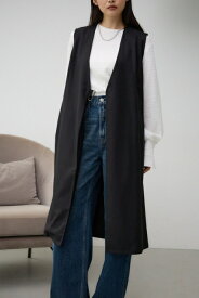 スタンダードロングベスト / AZUL BY MOUSSY/アズール バイ マウジー/レディース/アウター ベスト【MARKDOWN】