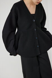 【PLUS】コクーンスリーブペプラムカーディガン / AZUL BY MOUSSY/アズール バイ マウジー/レディース/トップス カーディガン ブランド AZUL PLUS【MARKDOWN】