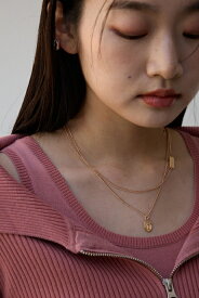 マルチチャーム2連ネックレス / AZUL BY MOUSSY/アズール バイ マウジー/レディース/アクセサリー ネックレス