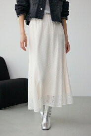 レースフレアスカート / AZUL BY MOUSSY/アズール バイ マウジー/レディース/ボトムス スカート【MARKDOWN】