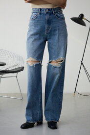 AZUL DENIM ダメージワイドデニム / AZUL BY MOUSSY/アズール バイ マウジー/レディース/ボトムス デニムパンツ【MARKDOWN】