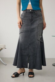 AZUL DENIM ダメージマーメイドスカート / AZUL BY MOUSSY/アズール バイ マウジー/レディース/ボトムス スカート