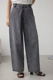 AZUL DENIM フロントタックワイドデニム / AZUL BY MOUSSY/アズール バイ マウジー/レディース/ボトムス デニムパンツ【MARKDOWN】