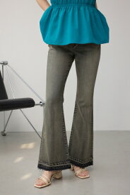 AZUL DENIM デザインフレアデニム / AZUL BY MOUSSY/アズール バイ マウジー/レディース/ボトムス デニムパンツ【MARKDOWN】