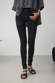 AZUL DENIM リペアスキニーデニム / AZUL BY MOUSSY/アズール バイ マウジー/レディース/ボトムス デニムパンツ