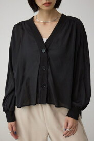 リブ付きシャツカーディガン / AZUL BY MOUSSY/アズール バイ マウジー/レディース/トップス カーディガン【MARKDOWN】