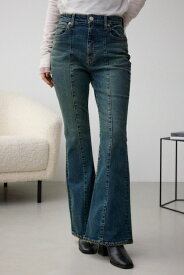 AZUL DENIM オーバーダイ切替フレアデニム / AZUL BY MOUSSY/アズール バイ マウジー/レディース/ボトムス デニムパンツ【MARKDOWN】
