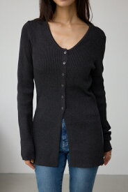 Vネックリブニットカーディガン / AZUL BY MOUSSY/アズール バイ マウジー/レディース/トップス カーディガン【MARKDOWN】