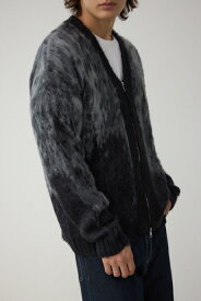 【窪塚洋介さん着用アイテム】起毛総柄カーディガン / AZUL BY MOUSSY/アズール バイ マウジー/メンズ/トップス カーディガン【MARKDOWN】