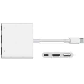 【中古】Apple 純正 アップル USB-C Digital AV Multiport アダプタ タイプC ケーブル USB type-C HDMI マルチポート ハブ 変換 コネクタ MJ1K2AM/A