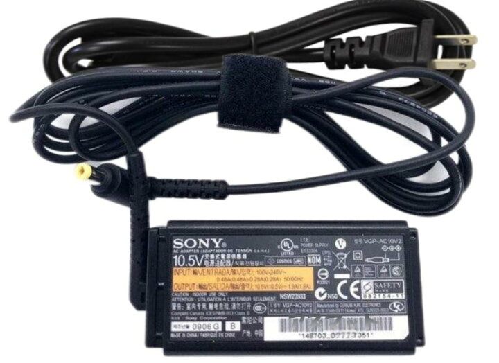 楽天市場】【7/5 限定☆P10倍】新品 純正ソニーSONY VGP-AC10V2 10.5V1 
