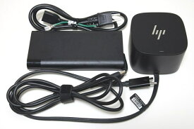 ＼12/5-11限定★P6倍／中古 HP Thunderbolt Dock 230W G2 Thunderbolt 3 Black USB-C ドッキングステーション アダプタ付属　3VL21AV#ABJ HP、Apple、Dell、Lenovoなどノートブック互換性あり PSE認証