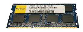 【6/4-6/11限定●全品ポイント5倍】中古 CFD販売 elixir PC3-10600S (DDR3-1333) 4GB PC3-10600S-9-10-F2 SO-DIMM 204pin ノートパソコン用メモリ