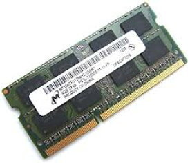 【5/23-27限定●全品ポイント最大20倍】中古 Micron PC3L-12800S (DDR3L-1600) 4GB SO-DIMM 204pin 型番：MT16KTF51264HZ-1G6M1 低電圧メモリ(1.35 V) ノートパソコン用メモリ 両面実装 (2Rx8)