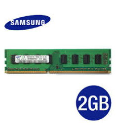 [3/30限定P3倍+最大2000円クーポン配布中] 新品 サムソン/Samsung DIMM DDR3 SDRAM PC3-10600 2GB (1333) PC3-10600U 240ピン DIMM デスクトップパソコン用メモリ 片面実装 (1Rx8) 増設メモリ