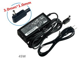 新品 純正Acer 19V2.37A PA-1450-26 A13-045N2A ADP-45HE 45W 外径3.0mm x1.0mm 電源 Aspire One Cloudbook 11 AO1-131 11 AO1-131M 11 AO1-431 Aspire R13 R7-371T R14 R5-471T Aspire Switch 11 SW5-173 12 SW5-271 Aspire V3-331 V3-372 MS2392 A515-55 sf514-53T N17W3