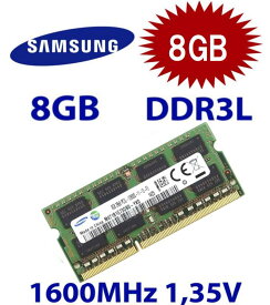 【5/23-27限定●全品ポイント最大20倍】新品 サムスン純正 Samsung 8GB DDR3-1600 / PC3L-12800S 204pin DDR3-SDRAM S.O.DIMM ノートパソコン用 増設メモリ 電圧1.5V 204pin 両面実装 (2Rx8)