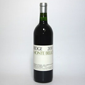 リッジ モンテベロ [2011]　750ml /赤ワイン アメリカワイン カリフォルニア パリスの審判（クール代別途要）