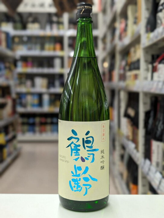楽天市場】鶴齢 純米吟醸 1.8L/1800ml 一升瓶 日本酒 清酒 青木酒造 