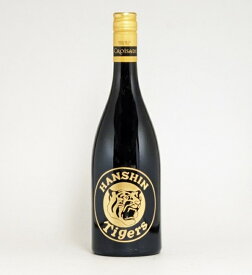 阪神タイガース オリジナルエッチングワイン猛虎ロゴワイン赤 750ml/ 甲子園 フランスワイン プレゼント プロ野球阪神タイガース 赤ワイン タイガースワイン
