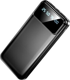 モバイルバッテリー 大容量 40000mAh 急速充電 2台同時充電 軽量 小型 携帯充電器 充電器 LED懐中灯 防災グッズ 通勤 通学 出張 電熱ベスト用 大容量バッテリー 電気毛布用 電熱パンツ用 iPhone/ iPadmini / Android対応 2023年NEW 母の日 父の日