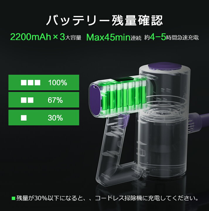 楽天市場】クーポンで5,580円【2段階☆最大30000Pa】 掃除機 