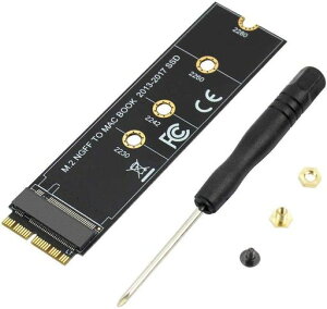 NVMe M.2 NGFF SSD �E������� MacBook AIR 2013-2017 �N ���f�� PRO A1465 A1466 A1502 A1398 SSD �ϊ� �A�_�v�^�[ M.2 NVME SSD to MacBook Air (2013-2017)