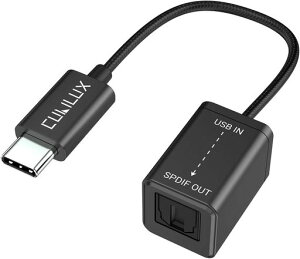 Cubilux USB C ? SPDIF(TOSLINK) ���I�[�f�B�I�ϊ��A�_�v�^�AThunderbolt 4/3 -�g�X�����N�ϊ���A�^�C�vC - Optical �h���O���AMacBook Mac Pro/Mini iMac�AWindows