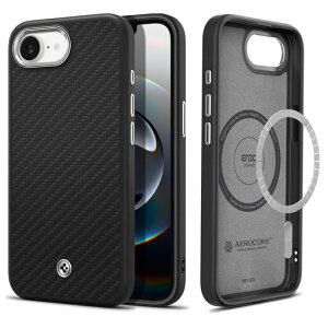 Spigen �y�n��19�N�̋Z�p�́z iPhone 17e / 16e �P�[�X MagSafe �}�O�l�b�g���� �X�g���b�v�z�[�� �v���~�A���f�� �}�b�g �ČRMIL�K�i �G���c�H�E�A���~�h�E�}�O�t�B�b�g ACS09153 (�}�b�g�E�u���b�N)