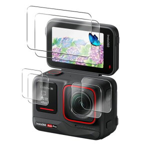 �y2+2+2���Z�b�g�z �Ή� Insta360 Ace Pro �K���X�t�B���� +�J�����t�B���� ���{���Ɏq �d�x9H �C���X�^360 Ace Pro �p �t�B���� �����K���X �t���ی�t�B���� �A�C�A�[�� �A��U�h�~ �A�����x �A�Ձc