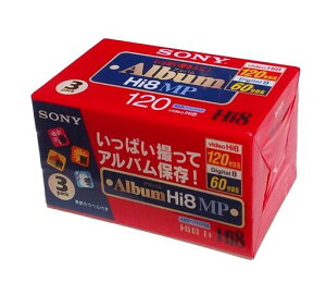 SONY 8�~���r�f�I�J�Z�b�g 120�� Hi8MP�^�C�v3���p�b�N 3P6-120HMPL