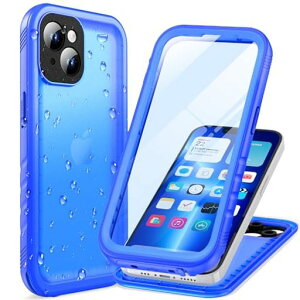 Cozycase iPhone15Plus �p �h���P�[�X - ���S�h�� �h�o 2m �ϏՌ� 360�x �S�� ���� �ČR �J�����ی� �X�g���b�v�t�� �C �����C �����B�e ����\ - ���^ �}�b�g �ŋ��u2�჌�t-6.7�C���`-�u���[�v