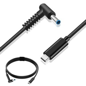 RuiMi Type C USB-C PD �g���K�[�P�[�u�� �d���v���O (DC 4.5mm /3.0mm) Le-tv �m�[�g�p�\�R���Ή��[�d�ϊ��P�[�u�� 65W �}���[�d PD �[�d�P�[�u�� 1.5M