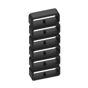 �����p�t�@�X�i�[�����O(6�p�b�N) Garmin Forerunner/ForeAthlete 35 35J 30 30J�o���h���[�v �x���g�p ���[�v�̃V���R���R�l�N�^�Z�L�����e�B���[�v For Approach S5 S6 S10 S20 S60