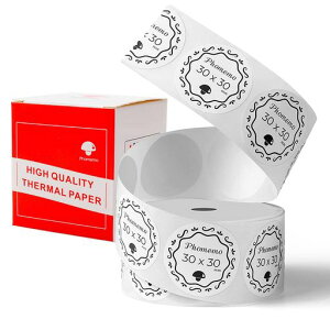 Phomemo M110 M120 M220 �Ή� ���� ���x���V�[�� �ی`�^�C�v 30*30mm 200������/�� ���M���[���� �������x�� ���M���x���v�����^�[�p �Ɩ��p�n���h���x���[ �V�[�� �e�[�v ���[���� ���S�� �ϐ� ���c