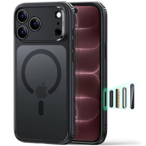 ESR iPhone 18 Pro Max �P�[�X 17ProMax���p�P�[�X 2���㉩�ϖh�~ �����^ ClassicHybrid �t���X�g�u���b�N