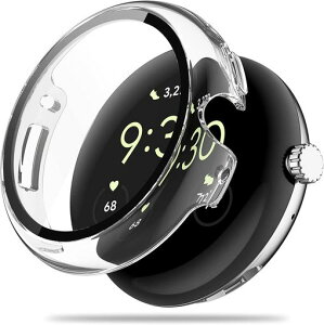 Google Pixel Watch3(2024)�p �P�[�X �ی� �K���X�t�B���� ��̌^ PC+TPE�ގ� ��d�\�� �S�ʕی� �����^ ���ϋv �����ȒP �ϏՌ� �Ή�Pixel Watch3 �ی�P�[�X �����ߗ� �w��h�~ ���h�~