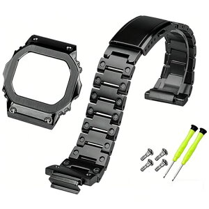 [Zealbeaty] V4.0�p �R���p�`�u�� G-SHOCK �X�e�����X�X�`�[�����v�o���hGW-M5610�AG-5600�AGLS-5600�AGLX-5600 �E�H�b�`�o���h�ƃP�[�X�\���b�h�X�`�[���x�[�� (�u���b�N�X�g���b�v+�x�[��, DW5610