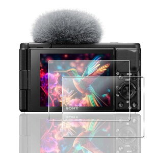 �p SONY ZV1 II/ZV-1/ZV-1F/ZV-E10 �ی�t�B���� �K���X�t�B���� 2�� �p SONY ZV1 II �t�B���� ���{���Ɏq��