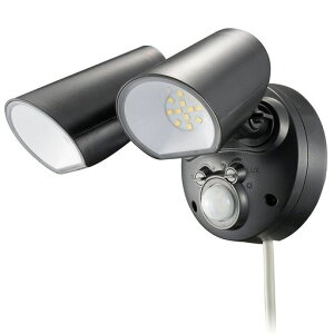�I�[��(OHM) monban LED�Z���T�[���C�g ���O�p �l���Z���T�[ �����_�� 2�� �h�� �����_�� ���� �K�[�f�� �� ���� ���ԏ� �I�[���d�@ LS-AS2000K4-K 06-4288