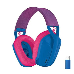 Logicool G �Q�[�~���O�w�b�h�Z�b�g G435 ���C�����X �w�b�h�Z�b�g LIGHTSPEED & Bluetooth �y�� 165g �����}�C�N 18���ԘA���g�p USB �h���O�� Dolby Atmos�Ή� �w�b�h�z�� PC PS4 PS5