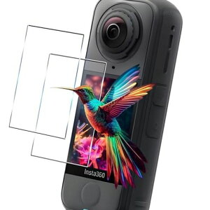�y2���Z�b�g�z�p Insta360 X4 Air �ی�t�B���� �K���X�t�B���� �p �C���X�^360 X4 Air �t�B���� �A�N�Z�T���[ ���{���Ɏq��