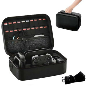 Switch 2 �Ή� ���[�P�[�X AriKroii �j���e���h�[�X�C�b�`2 �p�I�[���C���{�b�N�X Switch 2�p�{�̂ƃh�b�N/JoyCon 2�p/�R���g���[���[/�P�[�u���ނȂǂ���� ��e�ʎ��[ �_�炩�����n EVA�f�� �X�g�c