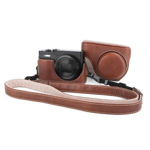 kinokoo tz99 �P�[�X Panasonic Lumix DC-ZS99/TZ99 �f�W�^���J�����p PU���U�[�ی�J�o�[ Lumix ZS99/TZ99�p�J�����o�b�O ���O���\�ȃt���b�v�P�[�X�J�o�[ ���߉\�ȃV�����_�[�X�g���b�v�t��