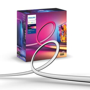 �t�B���b�v�X�q���[(Philips Hue) LED�e�[�v���C�g TV���C�g���{�� 55-60�C���` TV��p - �X�}�[�g�Ɩ� Alexa�Ή� �}���`�J���[ 1600���F �d���F �����F ���� ���F �X�}�[�g�z�[�� �ԐڏƖ� LED �X�}�c